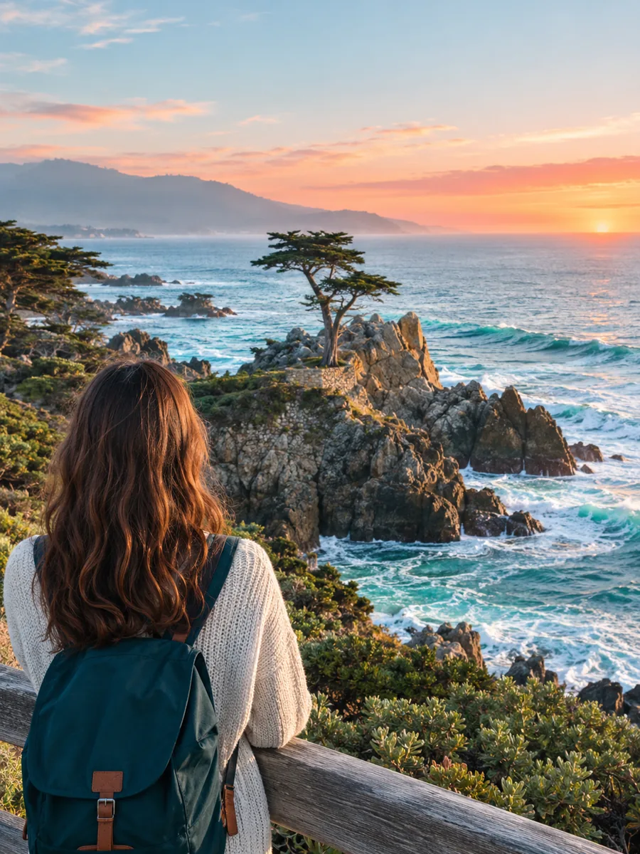 Vue sur le 17-Mile Drive